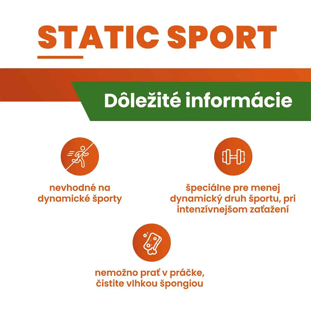 Odporúčanie pre vložky Static Sport