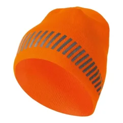 Elysee FJODOR oranžová reflex pletená čiapka