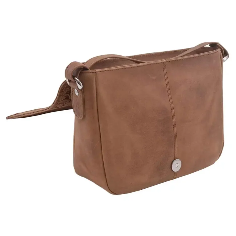 Dámska kožená kabelka Mercucio 250112 béžová