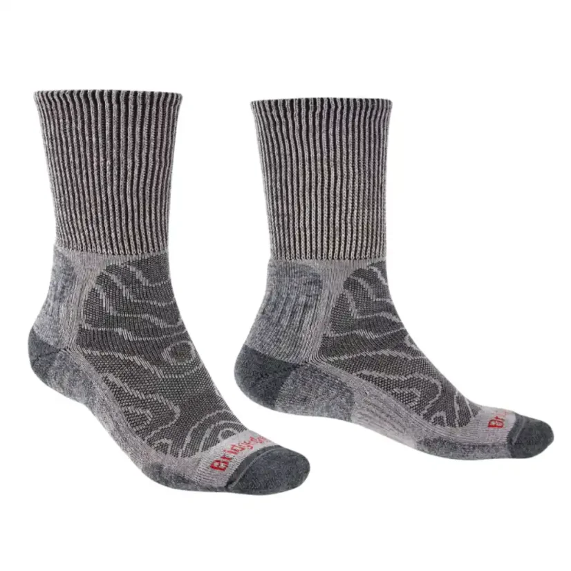 Pánske ponožky Bridgedale Hike LW MC Boot grey