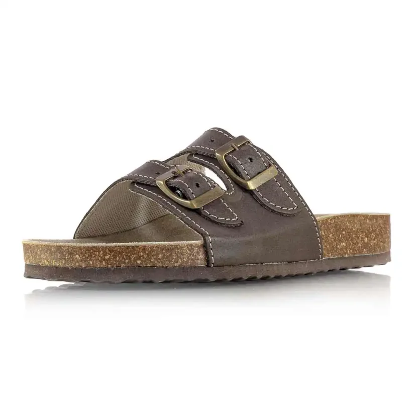 Pánske šľapky Protetika T13 40 hnedé