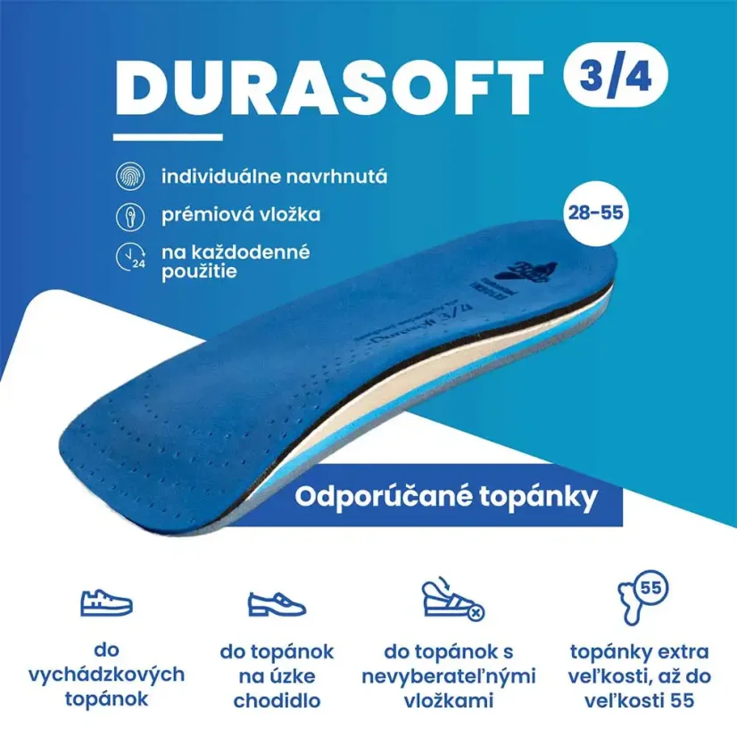 Batz Durasoft individuálne vložky do topánok