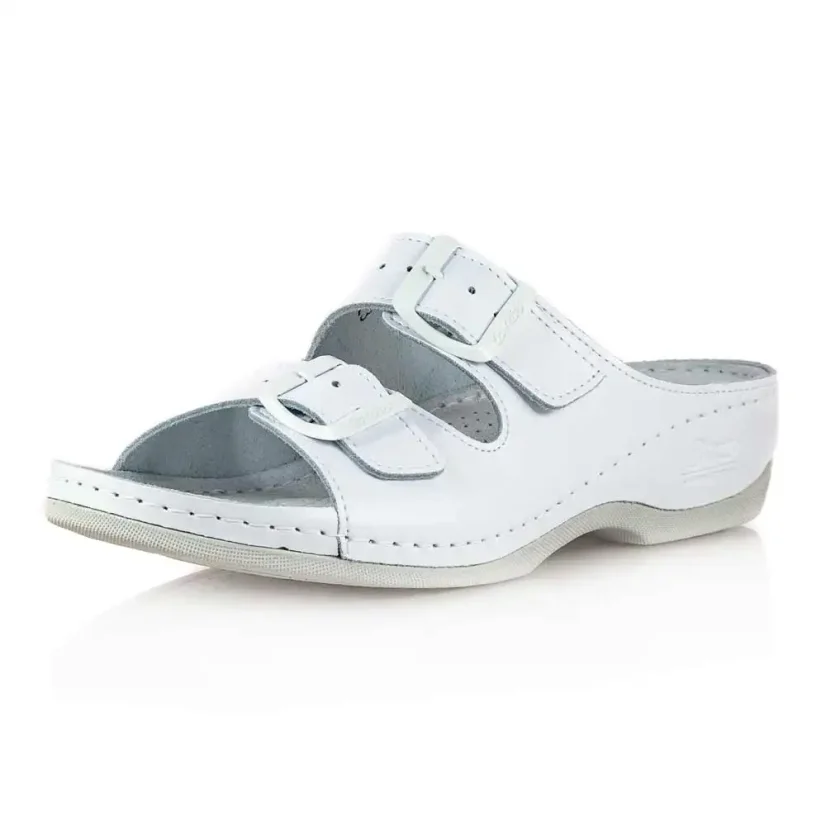 Dámske zdravotné šľapky Batz FC02 white