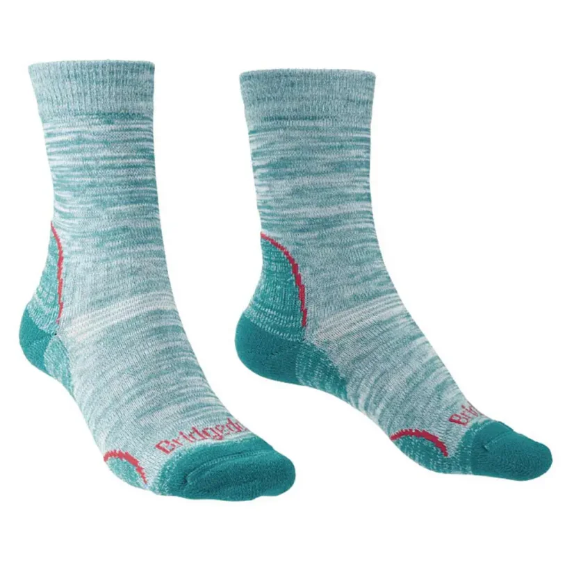 Dámske ponožky Bridgedale Hike LW T2 Coolmax P Boot teal