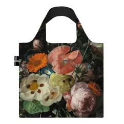 Nákupná taška LOQI, Ruysch - Still Life with Flowers on a Marble Tabletop Recycled Bag