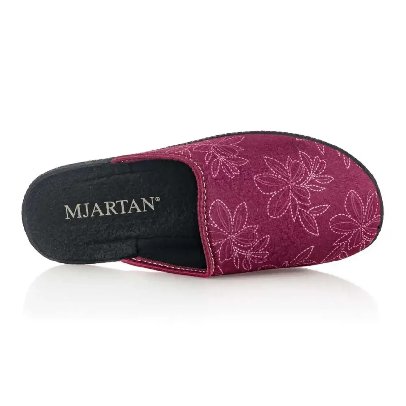 Dámske papuče Mjartan 6057-LA232 bordové