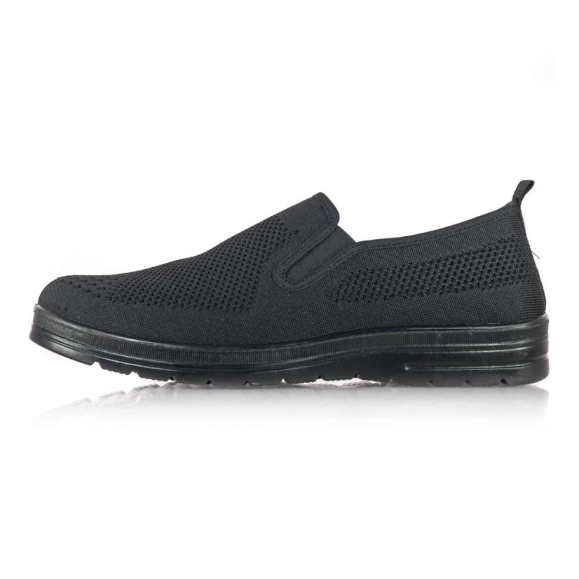Pánske čierne mokasíny News 9TX02-1022 black