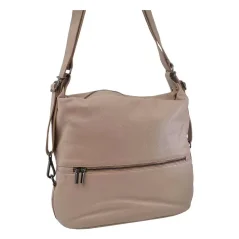 Dámska kožená kabelka Mercucio 250701 béžová