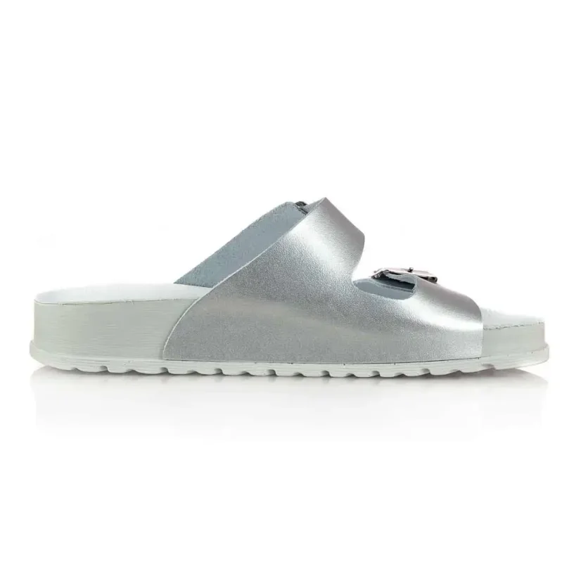 Dámske zdravotné šľapky Batz Zamira silver