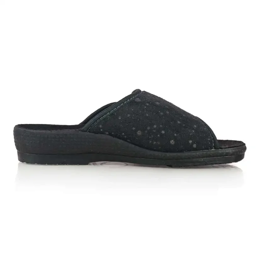 Dámske papuče Mjartan 545 mix čierne