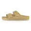 Dámske šľapky Coqui KONG golden beige shiny