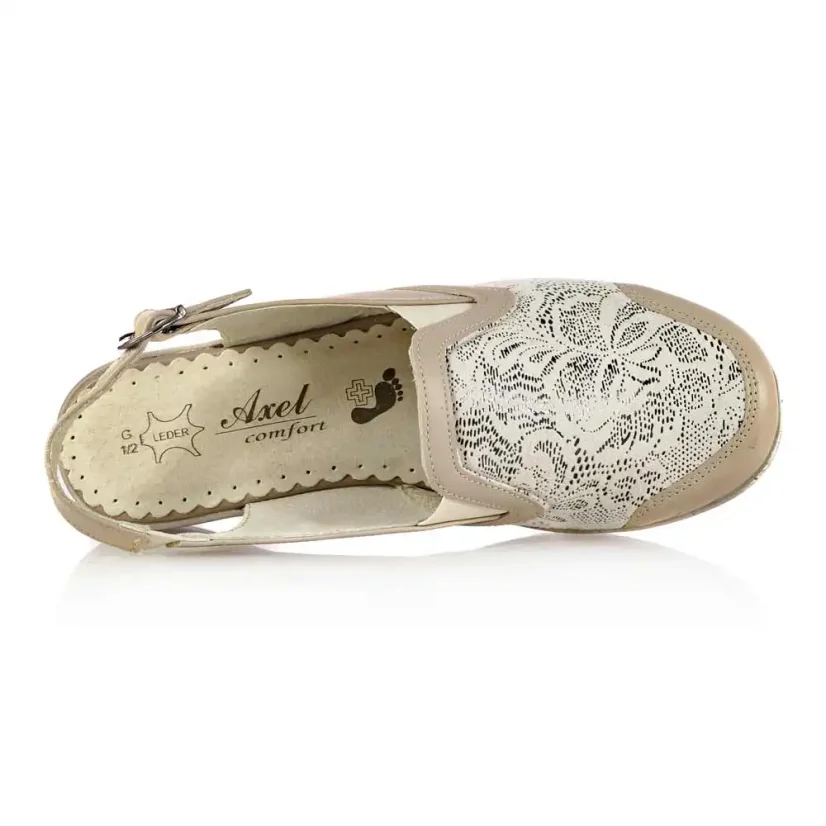 Dámske sandále Axel 1904 béžové