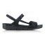 Dámske čierne zdravotné sandále Batz Miri black camouflage