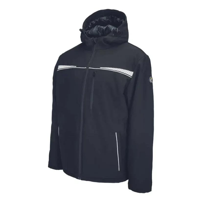 Zimná softshellová bunda Cerva EMERTON STR čierna