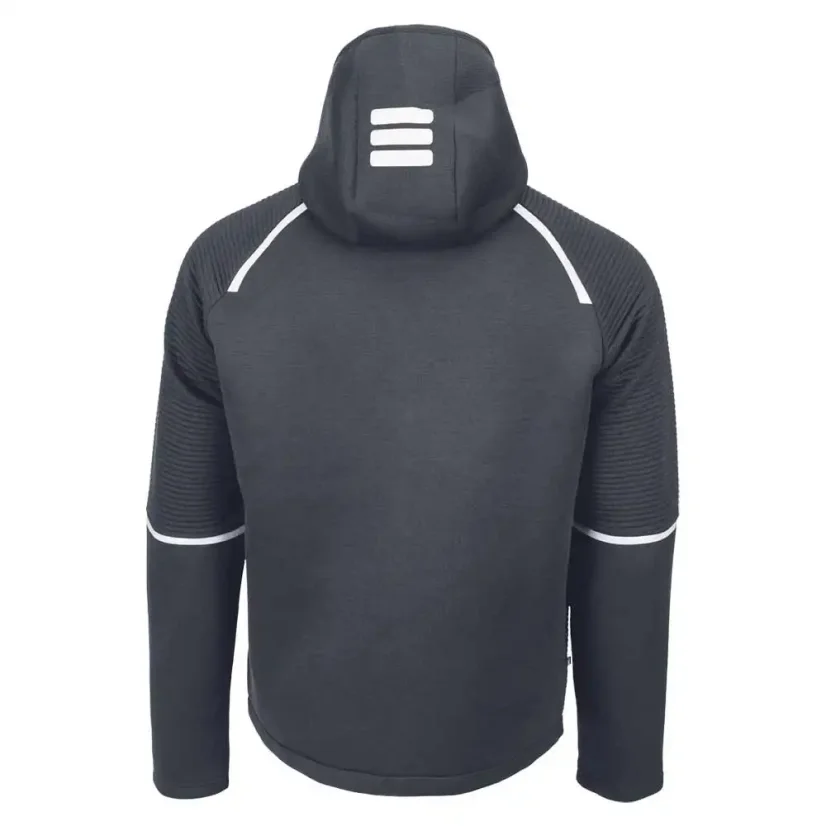 Cerva L-SURE CRAIG čierna mikina s kapucňou