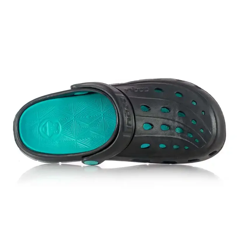 Dámske kroksy Coqui Jumper black/turquoise