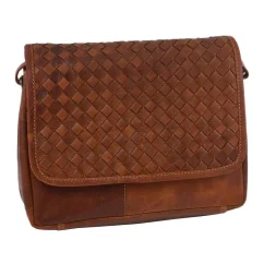 Dámska kožená kabelka Mercucio 390220 horčicová