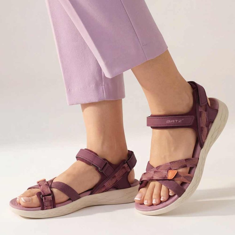 Dámske sandále Batz Joy dark red mix