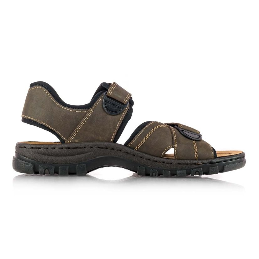 Pánske hnedé sandále Rieker 25051-27