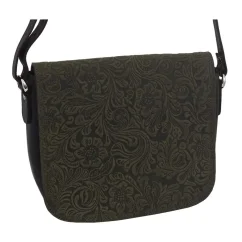 Dámska kožená kabelka Mercucio 250112 zelená