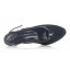 Dámske čierne sandále Gift P-456
