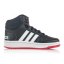 Detské čierne tenisky Adidas Hoops mid 2.0 K FY7009
