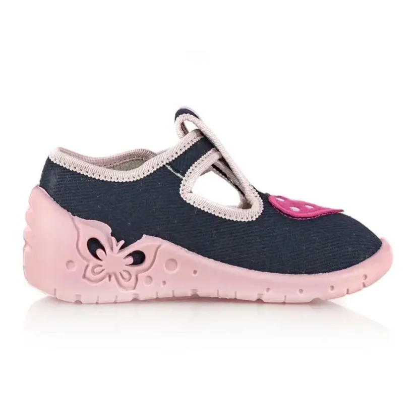 Dievčenské papučky Zetpol Basia granatowa