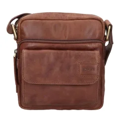Kožená taška cez plece Lagen BLC-24-2642 hnedá
