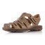 Pánske hnedé kožené sandále Klondike S-25 brown