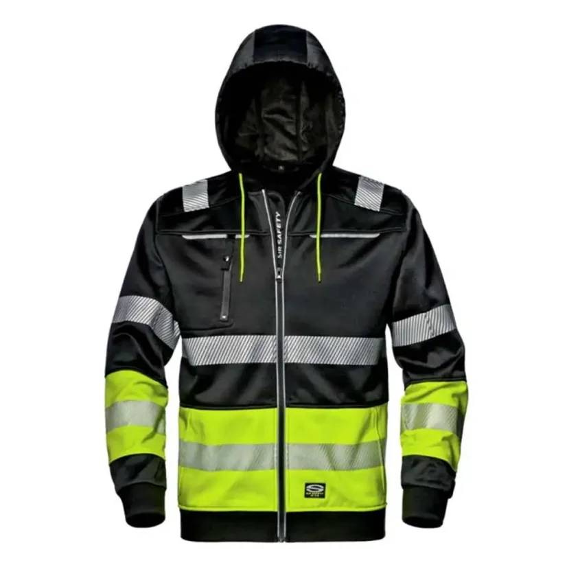 Pánska mikina SIR CONTRAST žlto-čierna