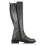 Dámske sivé kožené prechodné čižmy Wild 07744551A2 grey