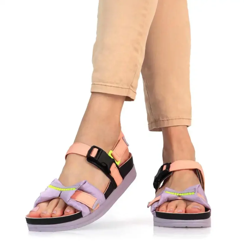 Dámske sandále Batz X REKAVAGO Trekking Geisha lavender-peach