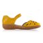 Dámske kožené žlté sandále Rieker M0967-68