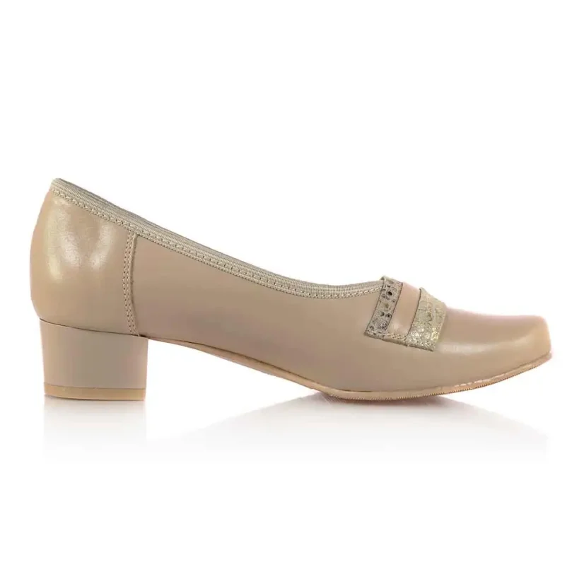 Dámske lodičky Gift D1426 béžové