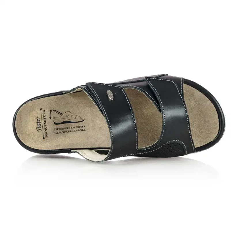 Dámske zdravotné šľapky Batz Trudi black