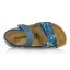 Detské modré zdravotné sandále Goldstar 1845TR Jeans blu