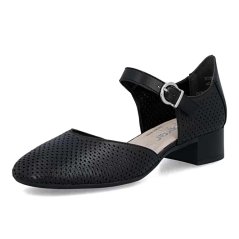 Dámske lodičky Rieker 43460-00 čierne