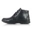 Pánska kožená čierna zimná obuv Klondike 127 black