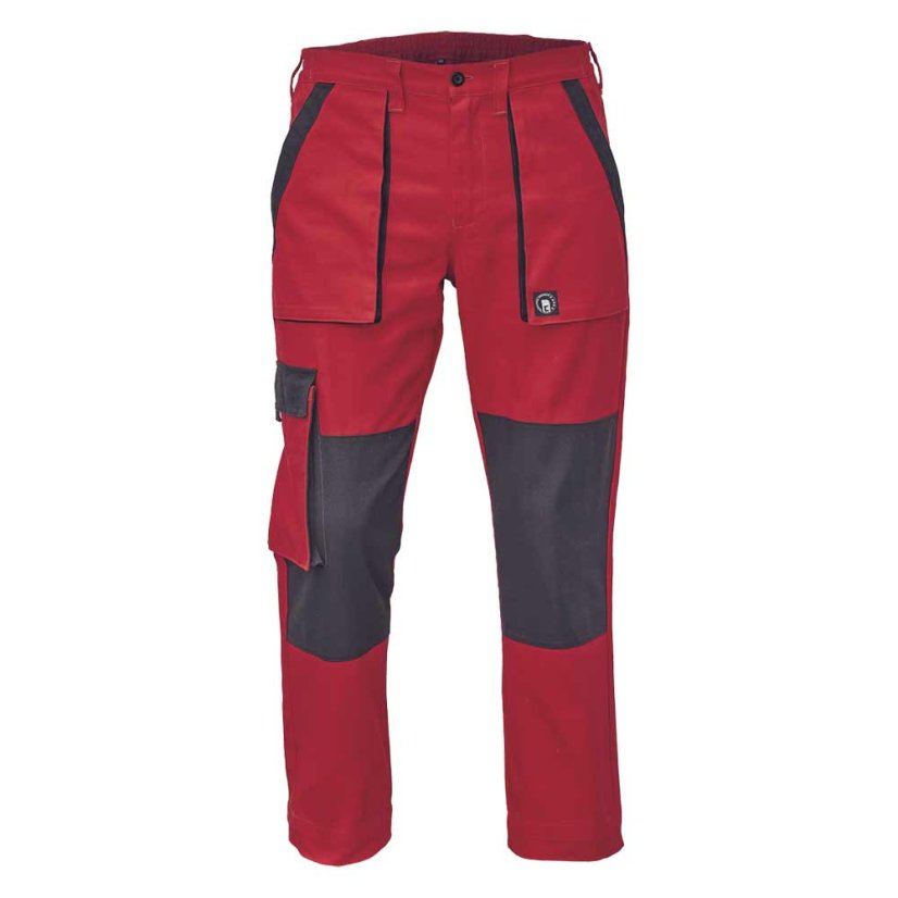 Pánske montérkové nohavice Cerva MAX NEO - červené