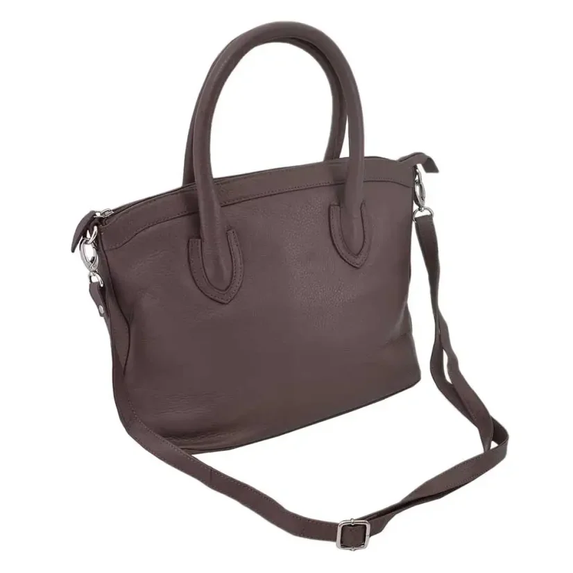 Dámska kožená kabelka Mercucio 250120 hnedá