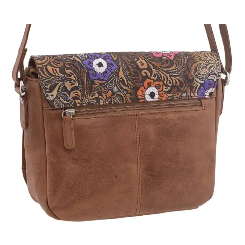 Dámska kožená kabelka Mercucio 450112 béžová