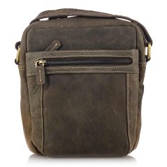 Pánska kožená taška cez plece Mercucio 250587 dark brown