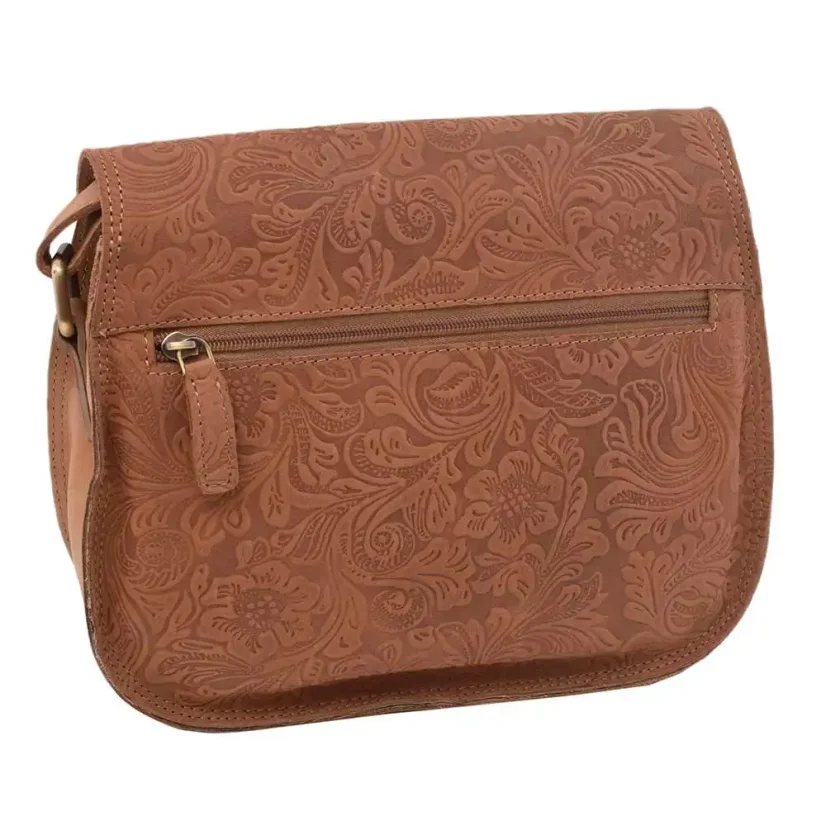 Dámska kožená kabelka Mercucio 250123 béžová