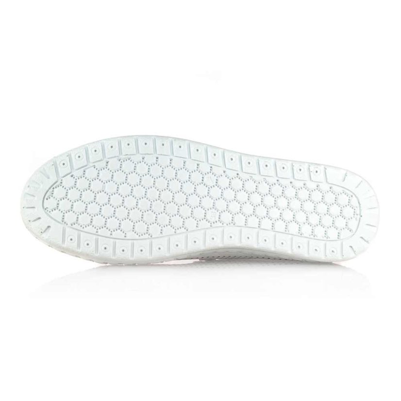 Dámske biele kožené poltopánky Wild 064 6019 A1 white