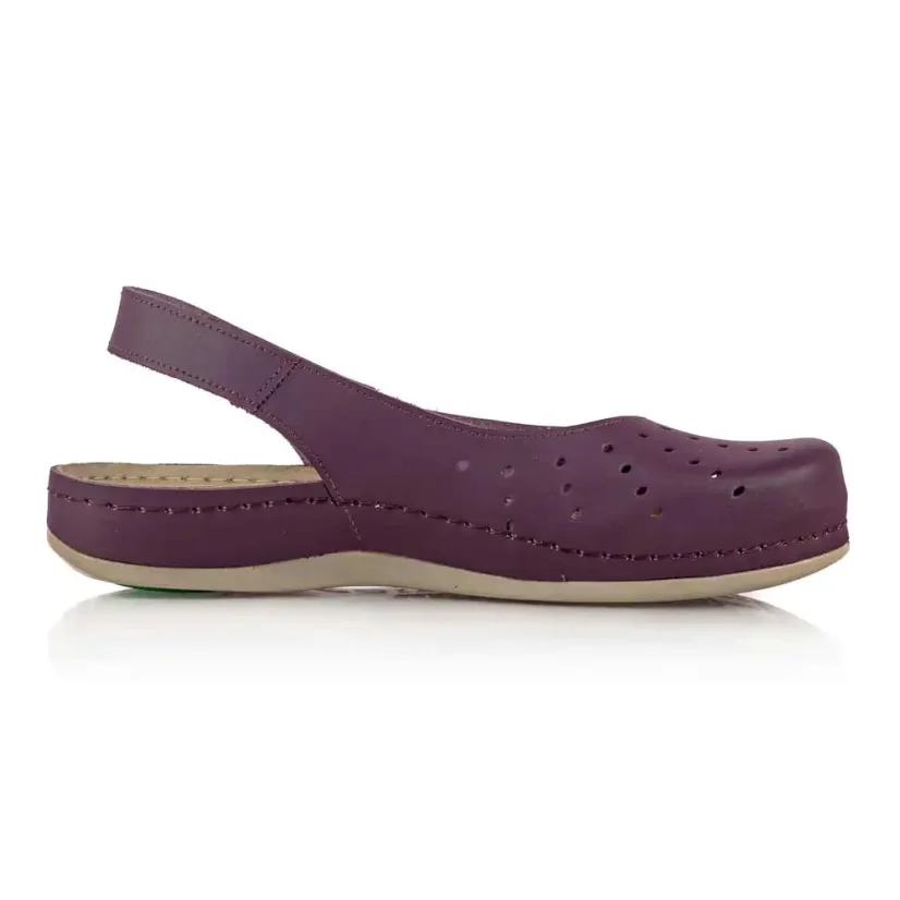 Dámske zdravotné sandále Leon 967 bordové