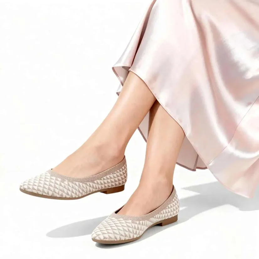 Dámske baleríny Batz Balerina beige mix