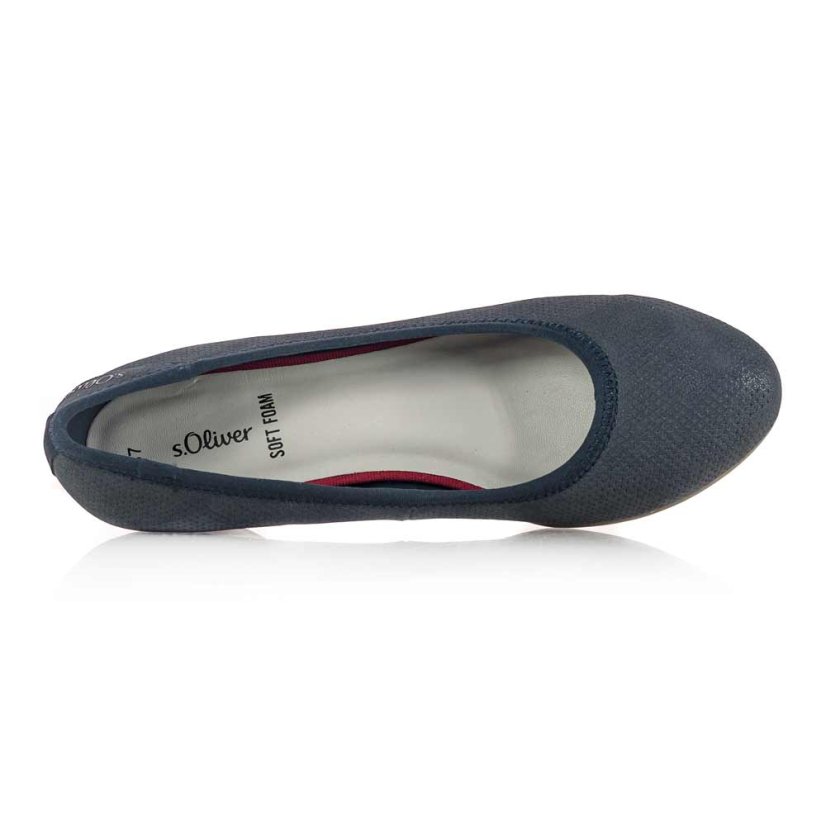 Dámske modré lodičky s.Oliver 5-22301-28 805 navy