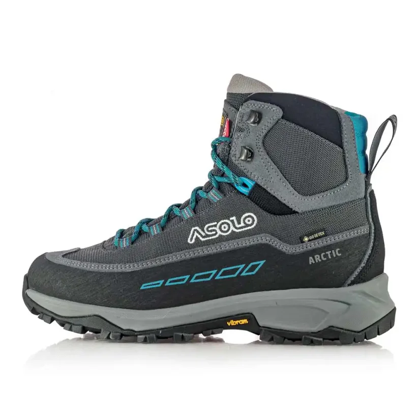 Dámska obuv Asolo Arctic GV ML grey/gunmetal/blue peacock