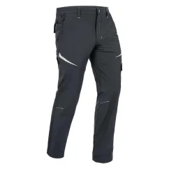Pracovné nohavice Cerva EMERTON S-STRETCH čierno/sivé