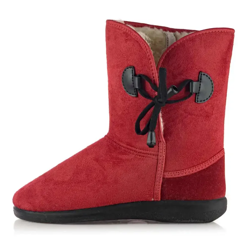 Dámske čižmy Mjartan 027 T41LN červené